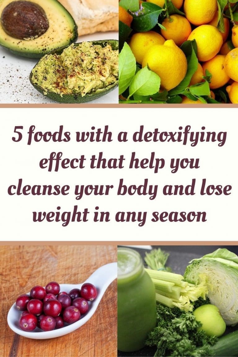 5 foods with a detoxifying effect that help you cleanse your body and