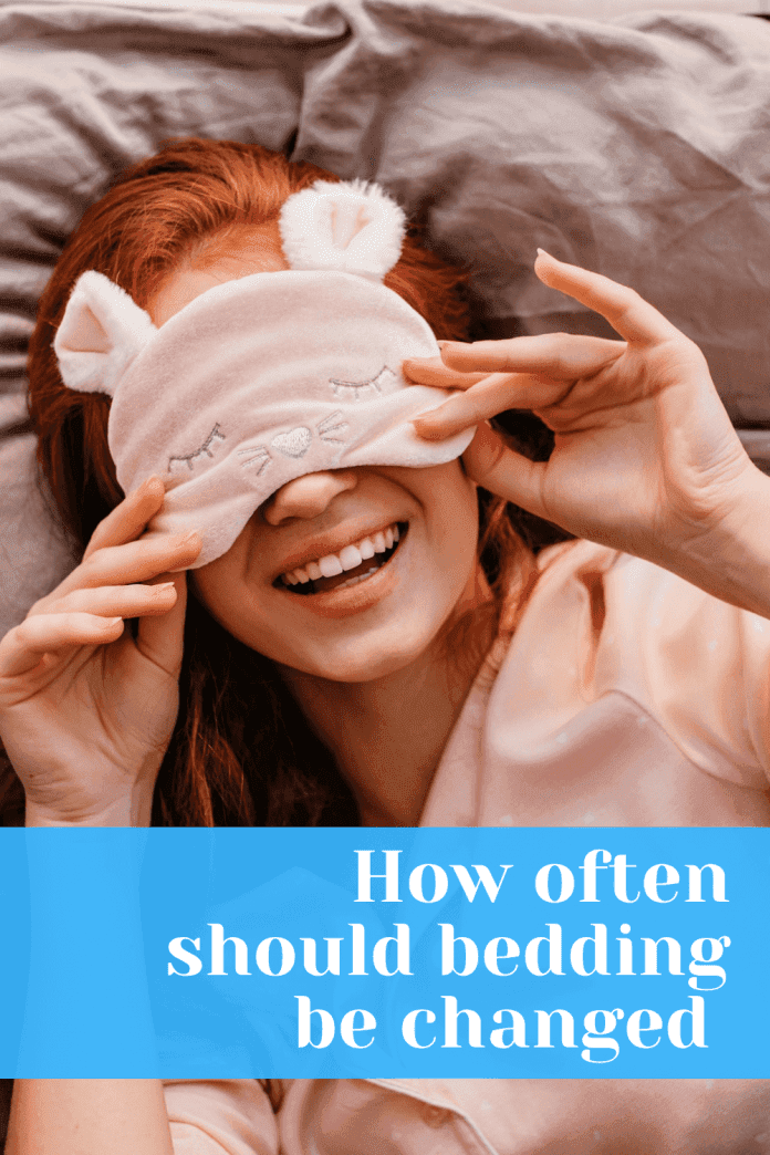 How often should bedding be changed according to doctors BestJive