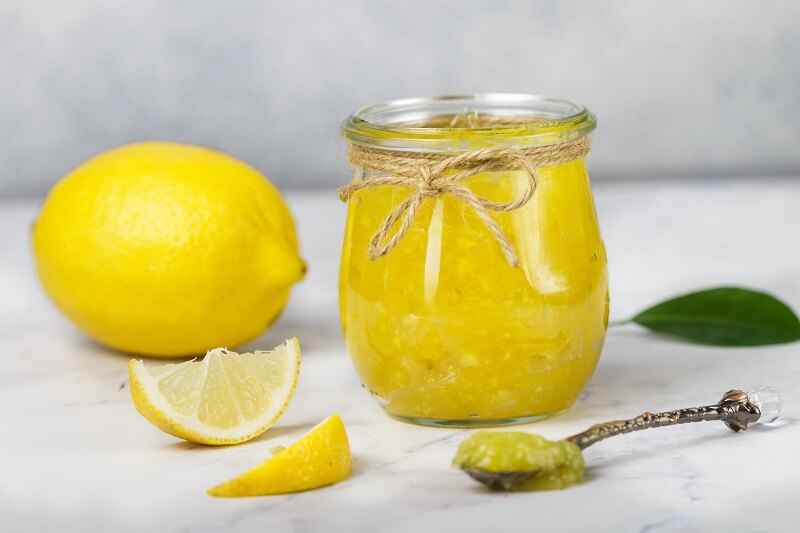 Homemade lemon jam recipe