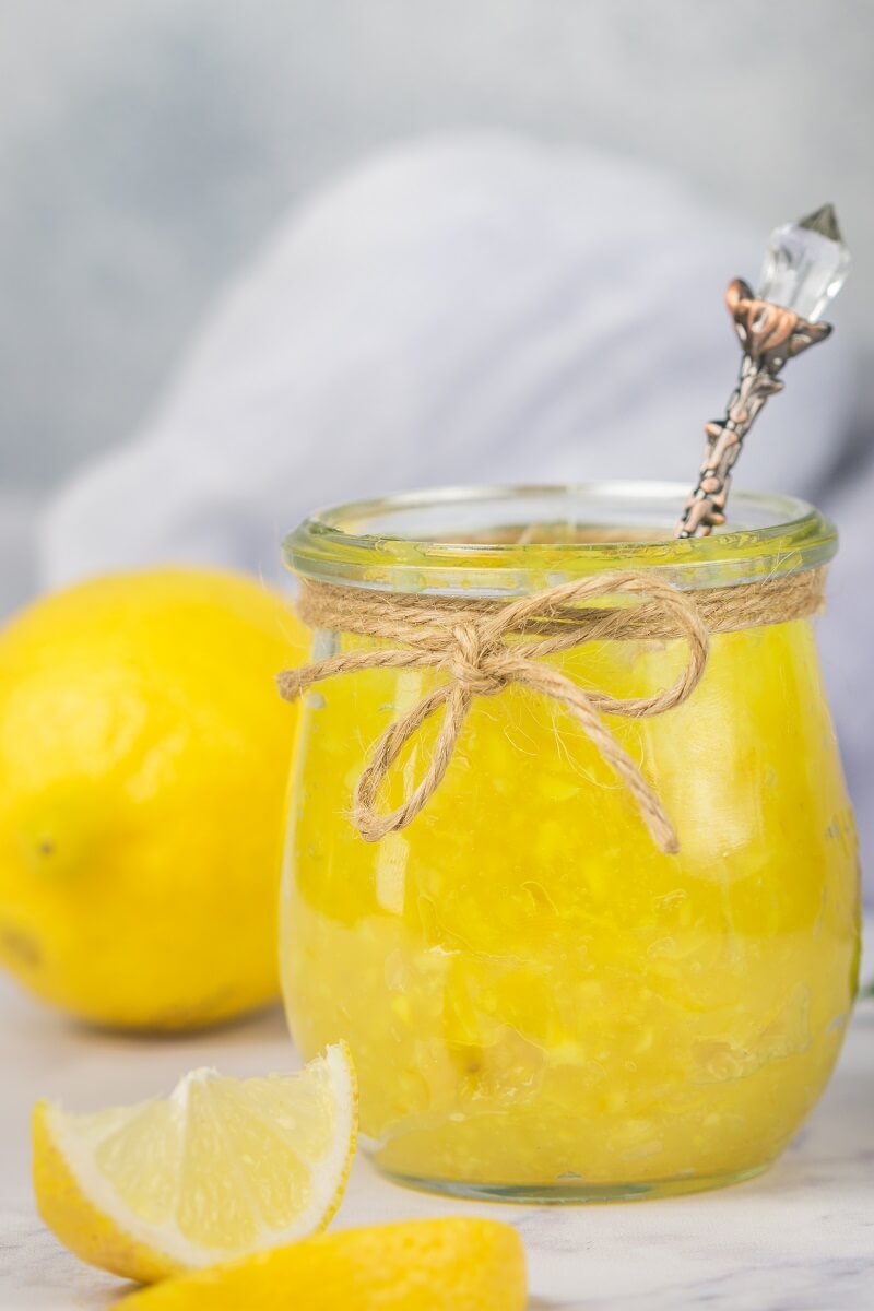 Homemade lemon jam recipe