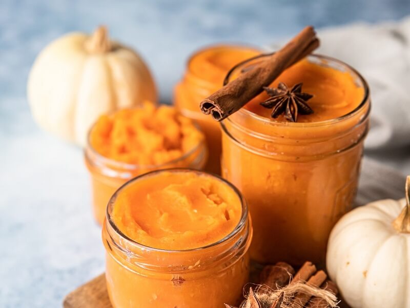 Basic recipe for pumpkin spice puree and 3 ways to use it