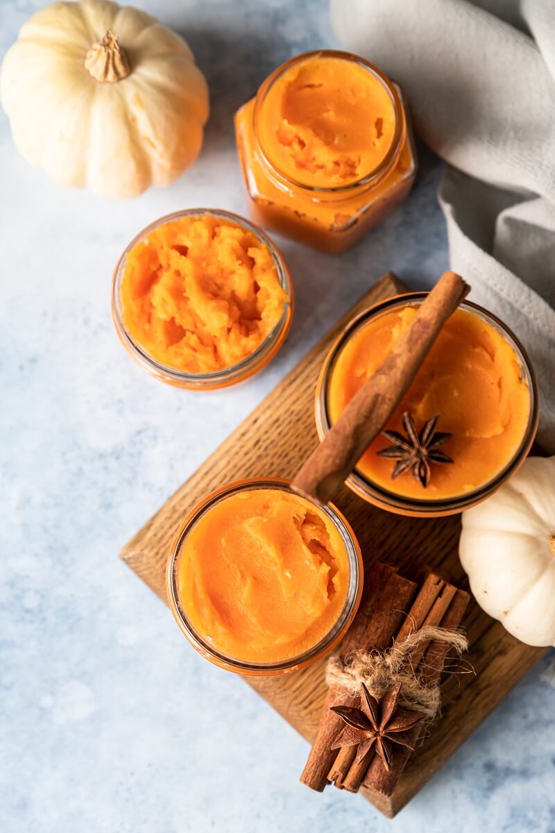 Basic recipe for pumpkin spice puree and 3 ways to use it